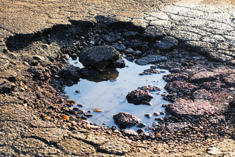 <strong>Pothole Repairs</strong><br> AAAA AB12